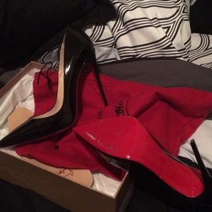 Christian louboutin so late heel tap is replaced